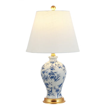 Grace 24" Floral LED Table Lamp - JONATHAN Y